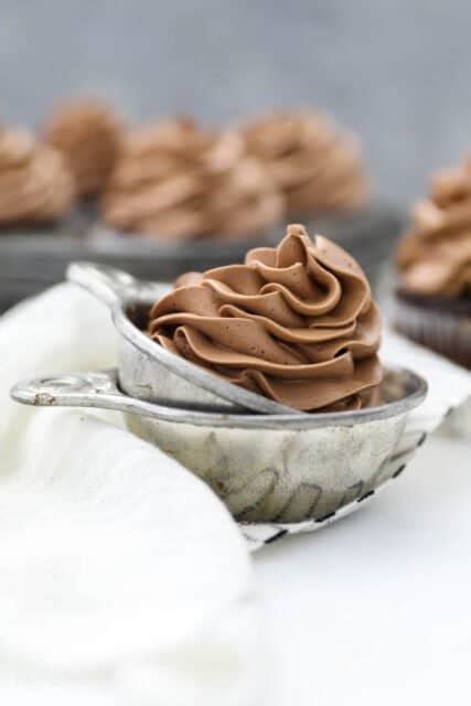 chocolate-swiss-meringue-buttercream-recipe-beyond image
