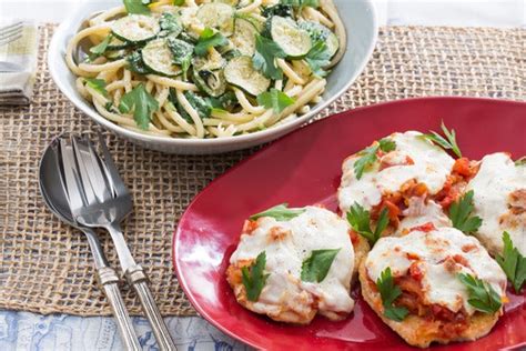 chicken-parmesan-with-fresh-mozzarella-spinach image