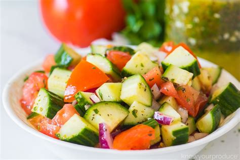 cucumber-tomato-salad-with-homemade-italian-dressing image