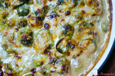 creamy-brussels-sprouts-gratin-with-garlic-gruyere image