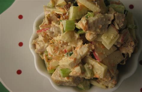 chunky-chicken-apple-salad-recipe-lillys-table image