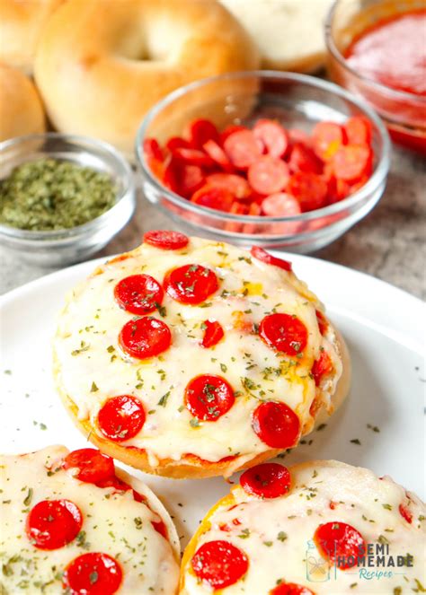 mini-pizza-bagels-semi-homemade-recipes-easy-to image