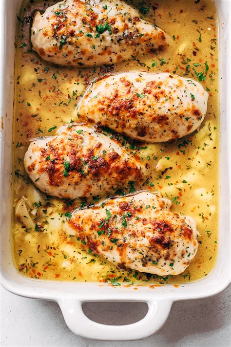 baked-garlic-butter-chicken-with-mozzarella-little image