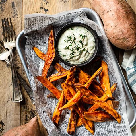 sweet-potato-fries-with-skinny-horseradish-dijon-dip image