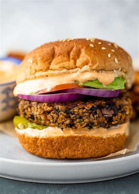 healthy-black-bean-burgers-gimme-delicious-food image