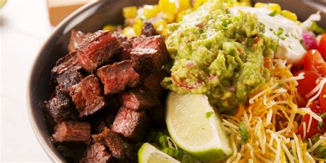 best-grilled-steak-burrito-bowls-recipe-delish image