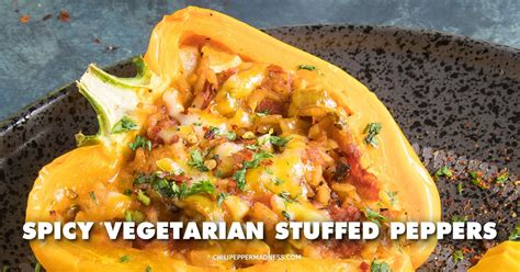spicy-vegetarian-stuffed-peppers-chili-pepper-madness image