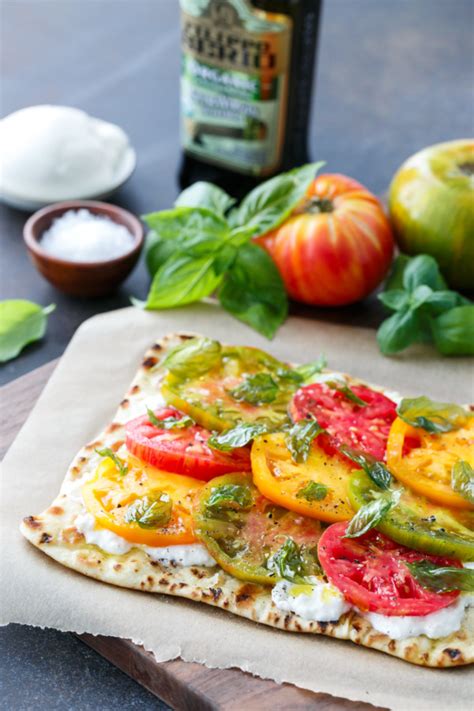 heirloom-tomato-flatbread-with-fried-basil-love-and-olive-oil image