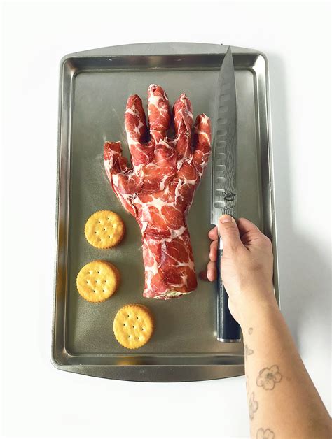 severed-hand-cheese-ball-recipe-halloween-appetizer image