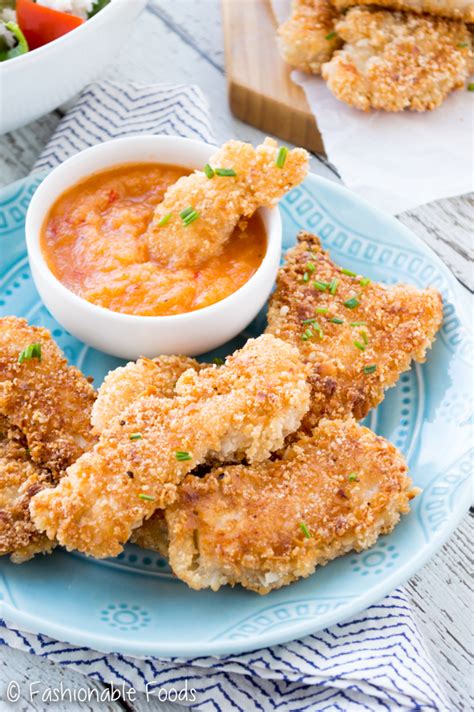 crispy-coconut-chicken-tenders-with-sweet-and-spicy image