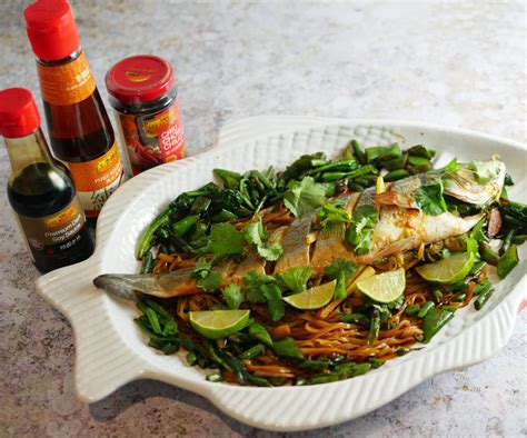asian-style-oven-steamed-seabass-recipe-easy-fish image
