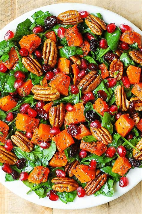butternut-squash-and-spinach-salad-with image