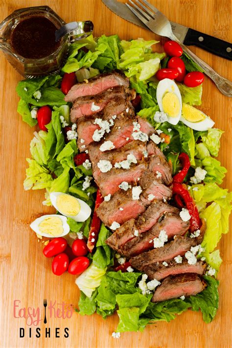 flatiron-steak-salad-lowcarb-keto-gluten-free-easy image