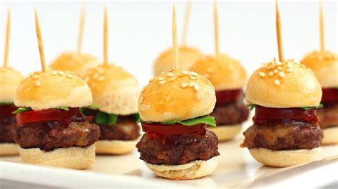 how-to-make-mini-hamburgers-finger-food-video image