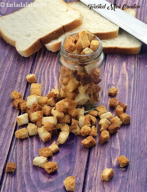 toasted-bread-croutons-recipe-how-to-make-croutons image