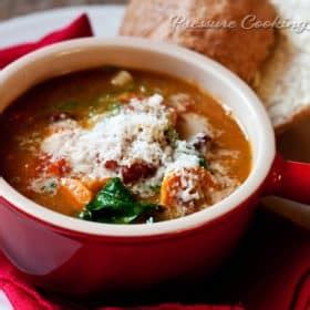 pressure-cooker-minestrone-soup-with-basil-pesto image