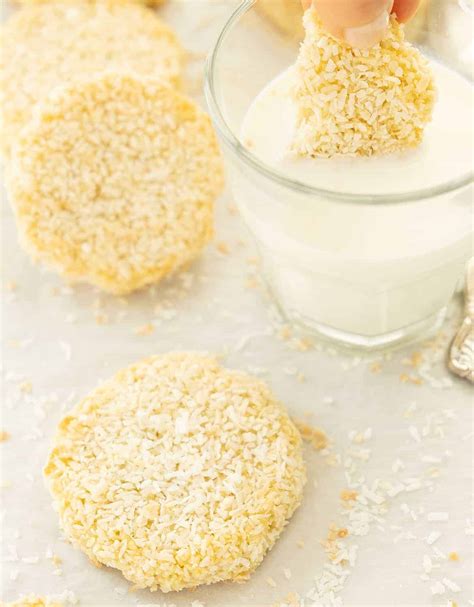 4-ingredient-chewy-coconut-cookies-the-clever-meal image