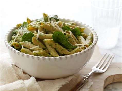 penne-with-spinach-sauce-recipes-cooking-channel image
