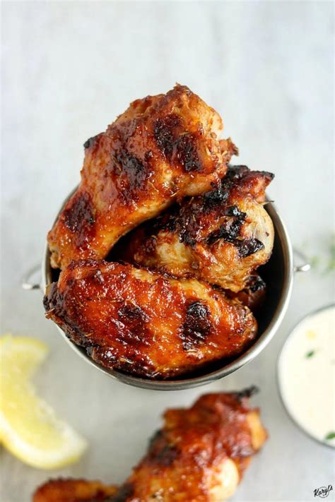 grilled-honey-bourbon-chicken-wings-karyls image