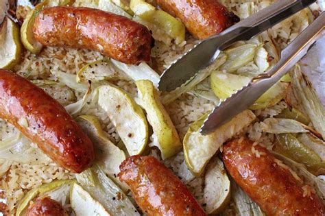 sausage-apple-fennel-sheet-pan-dinner-the image