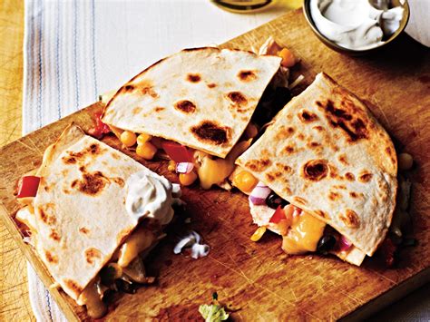 spicy-chicken-quesadillas-recipe-myrecipes image