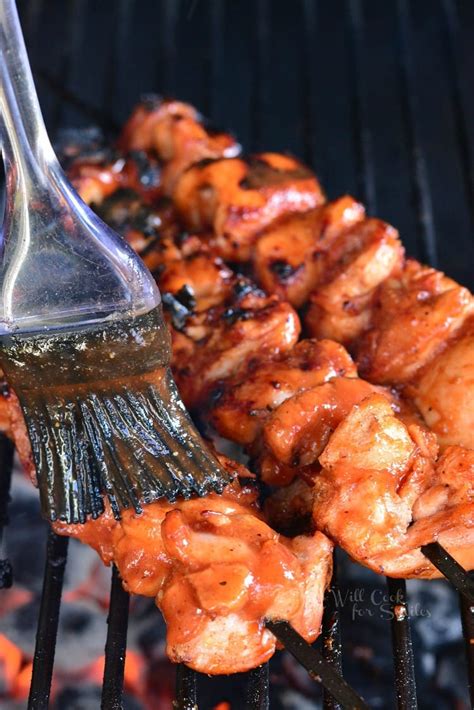grilled-spicy-bbq-chicken-skewers-will-cook-for-smiles image