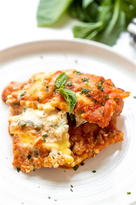 lazy-cheese-ravioli-lasagna-recipe-krolls-korner image