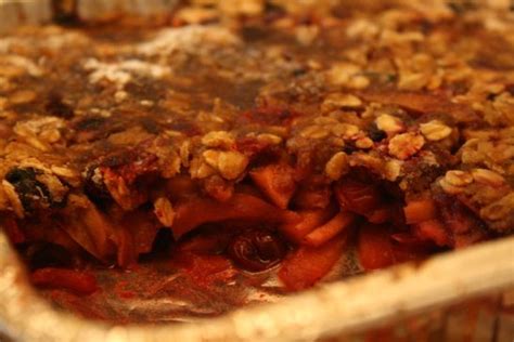 low-calorie-apple-cranberry-crisp-recipe-sparkrecipes image