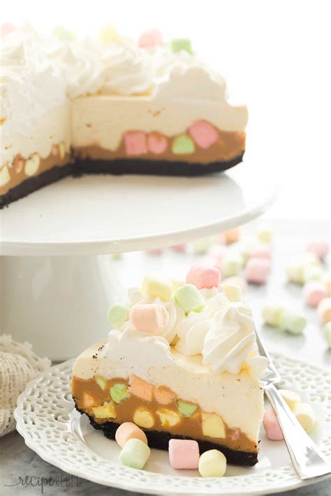 no-bake-peanut-butter-marshmallow-square-cheesecake image