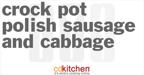 crock-pot-polish-sausage-and-cabbage image