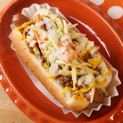 bulldog-hot-dogs-recipe-delish image