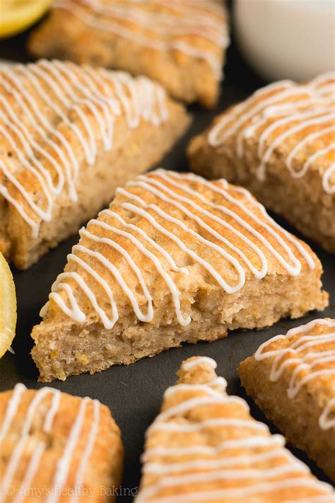 healthy-lemon-scones-amys-healthy-baking image