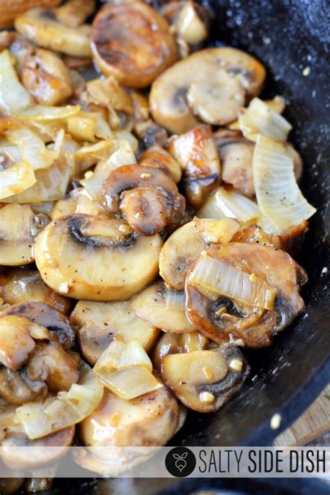 sauted-mushrooms-and-onions-salty-side-dish image