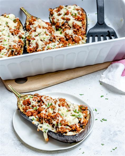 quinoa-stuffed-eggplant-boats-clean-food-crush image