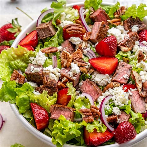 strawberry-steak-salad-clean-food-crush image