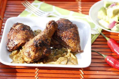 caribbean-chicken-with-coconut-curry-sauce-the image