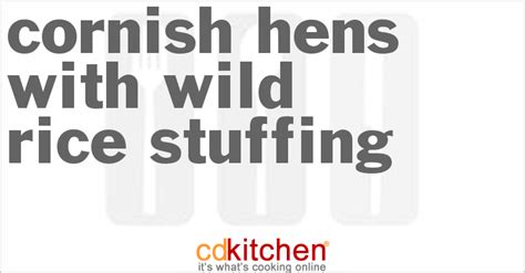 cornish-hens-with-wild-rice-stuffing image