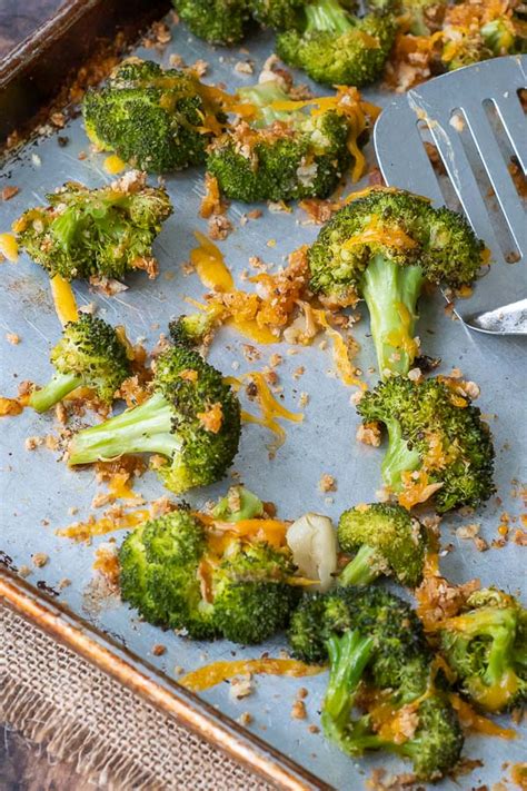 baked-broccoli-and-cheese-crispy-cheesy-oven-roasted image