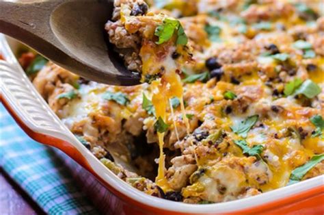 mexican-chicken-quinoa-casserole-tasty-kitchen image