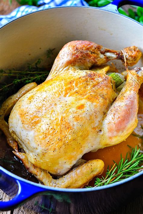 crisp-and-juicy-dutch-oven-chicken image