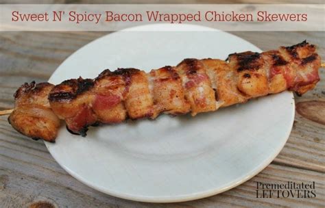 grilled-sweet-n-spicy-bacon-wrapped-chicken-skewers image