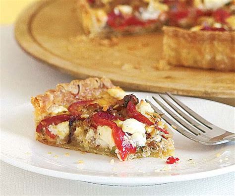 oven-roasted-pepper-tart-with-prosciutto-goat image