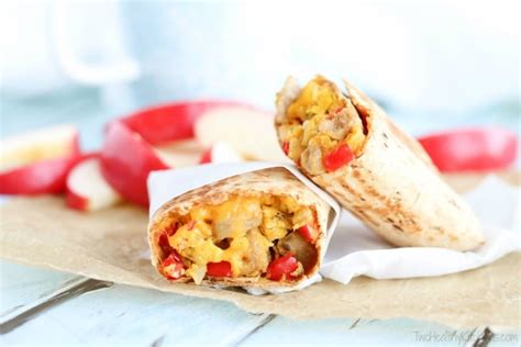 chicken-apple-sausage-breakfast-burritos-freezable image