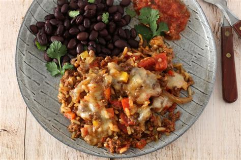 texas-style-ground-beef-and-rice-casserole-recipe-the image