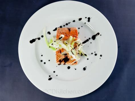 pan-seared-salmon-with-honey-balsamic-sauce image