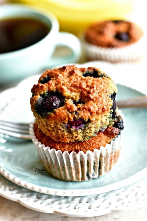 paleo-banana-blueberry-muffins-gluten-free-grain-free image