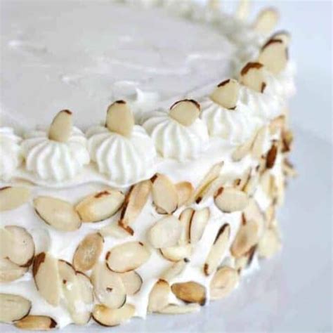 amaretto-almond-white-cake-shugary-sweets image