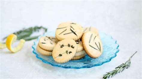 easy-lemon-herb-shortbread-cookies image