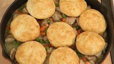lemon-chicken-fricassee-with-biscuit-topping image