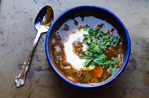 solets-hang-out-lentil-soup-with-lemon-yogurt-cream image